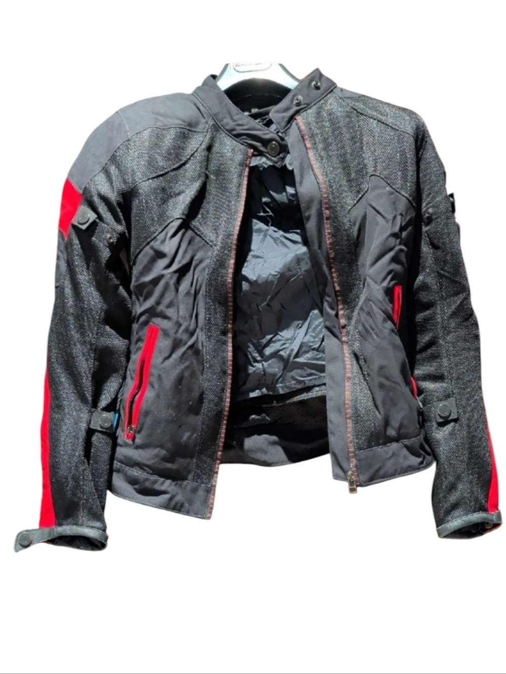 DIANESE Sleek Black and Red Women's Motorcycle Jacket NWOT